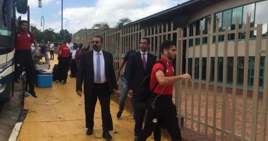 فيديو وصور.. وصول منتخب مصر ملعب مافوسو قبل مباراة سوازيلاند