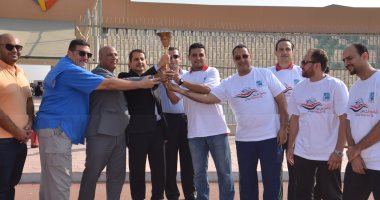 محافظة بنى سويف تستقبل شعلة الدورة الرياضية العربية الثانية للاتحادات النوعية