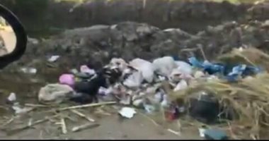 تراكم أكوام القمامة بميت عباد بنبروه فى محافظة الدقهلية