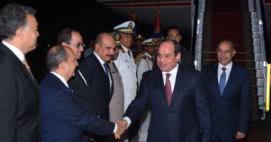 الرئيس السيسى يصل القاهرة قادما من موسكو