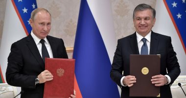 الرئيس الروسى ونظيره الأوزبكى يطلقان عملية بناء أول محطة نووية بأوزبكستان