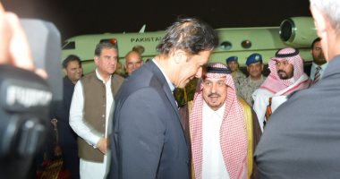 رئيس وزراء باكستان يصل الرياض للمشاركة فى المنتدى العالمى للاستثمارات