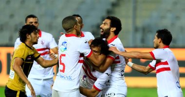 لاعبو الزمالك يحتفلون بالتأهل لدور الـ8 لكأس مصر.. وتهنئة خاصة من جروس