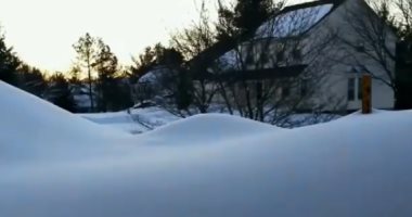 بتقنية الـ"تايم لابس"..مقطع يرصد هبوط الثلج على ولاية فيرجينيا خلال 48 ساعة