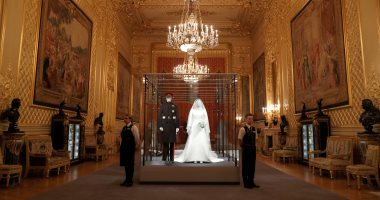 ملابس زفاف الأمير هارى وميجان ماركل فى معرض بقصر وندسور