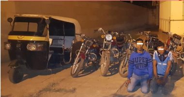 القبض على عناصر تشكيل عصابى وراء سرقات الدراجات النارية بكفر الشيخ