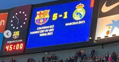 زي النهاردة.. برشلونة يذل ريال مدريد بخماسية فى الدوري الاسباني