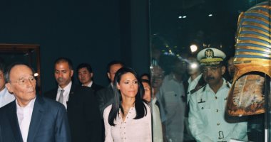 صور جديدة ..لزيارة نائب الرئيس الصينى للأهرامات برفقة وزيرة السياحة