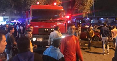 اندلاع حريق في مدخنة محل مأكولات بشارع مراد بالجيزة