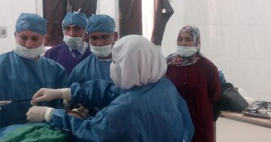 صور.. إجراء 39 عملية جراحية في مستشفى السعديين بالشرقية