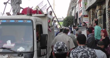 شرطة مرافق شبرا الخيمة تضبط 287 قضية وتزيل 250 حالة إشغال طريق