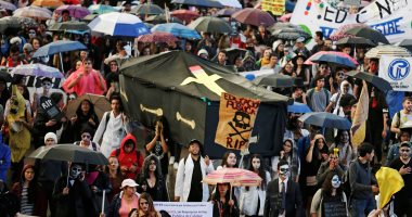 صور.. احتجاجات فى كولومبيا تطالب بزيادة الدعم الحكومى للجامعات