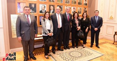 جمعية الصداقة البرلمانية المصرية البريطانية تستقبل السفير البريطانى بالقاهرة 