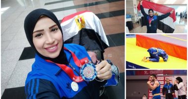 هبة عبد القادر صاحبة فضية كأس العالم للكونغ فو هزمت بطلة العالم والذهب مش بعيد