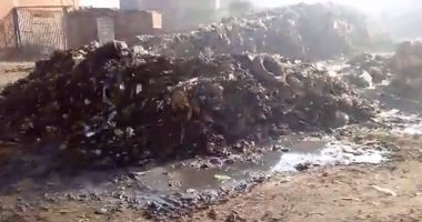 قارئ يشكو من محاصرة القمامة لمدرسة فى القناطر