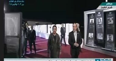 الرئيس السيسي يفتتح النصب التذكارى لإحياء الإنسانية بشرم الشيخ