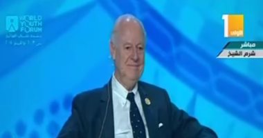 فيديو.. دى ميستورا: إدماج السوريين هو الحل الوحيد للسلام وإنهاء الحرب