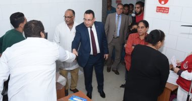 محافظ الإسكندرية يتفقد نقطة مبادرة "100 مليون صحة" بمستشفى العامرية