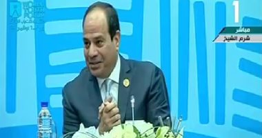 الرئيس السيسي: الحكومة تسعى سعيا حثيثا لتغيير الواقع فى مصر