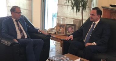 وزير السياحة اللبنانى يزور السفير المصرى ويؤكد احترامه وحرصه على علاقات البلدين