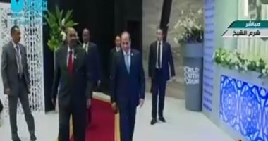 الرئيس السيسي يشهد الجلسة الختامية لإعلان توصيات منتدى شباب العالم