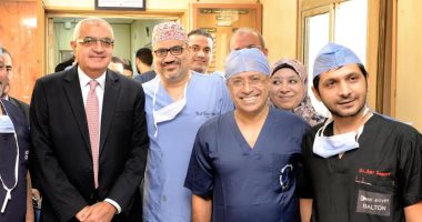افتتاح وحدة جديدة للقسطرة التداخلية الطرفية بمستشفى جامعة المنصورة 