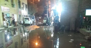 قارئ يستغيث بمحافظة أسوان لغرق شارع صفوت جهلان بمياة الصرف الصحى