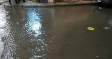 قارئ يشكو غرق شوارع منطقة الإبراهيمية بالإسكندرية بمياه الأمطار والصرف الصحى