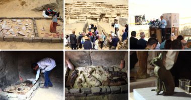آخرها مقبرة "واح تى".. شاهد أبزر 10 اكتشافات أثرية فى عام 2018