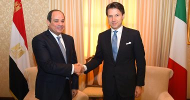 السيسى ورئيس وزراء إيطاليا يبحثان الملف الليبى وتعزيز التعاون الثنائى