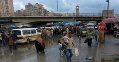 شكاوى من تجمع مياه الأمطار على طريق "خورشيد -العوايد" بالإسكندرية