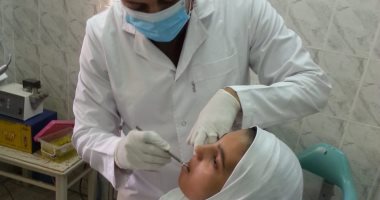 توقيع الكشف الطبى على 2250 مريض بميت أبو عربى فى الشرقية