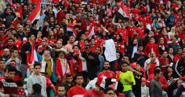 صور.. اقبال جماهيرى ضعيف قبل مباراة مصر وتونس