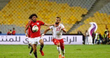 مصر تتعادل مع تونس 1 / 1 فى شوط أول مثير