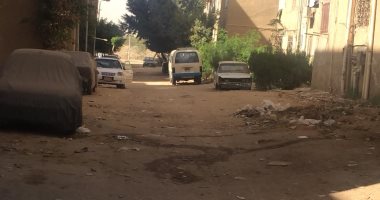 قارئ يشكو عدم رصف الطرق وانتشار القمامة بشارع النصر فى القطامية