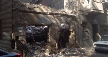  سقوط أجزاء من سور عقار بالإسكندرية بسبب الرياح دون إصابات