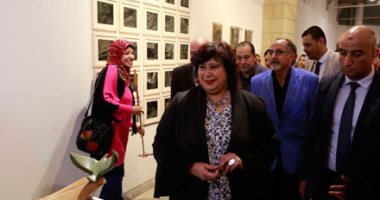  وزيرة الثقافة تفتتح المعرض العام للفنون التشكيلية فى دورتة لـ 40 