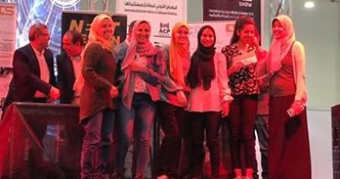 طلاب الفنون التطبيقية بحلوان يحصدون المراكز الأولى بمعرض القاهرة الخامس للابتكار