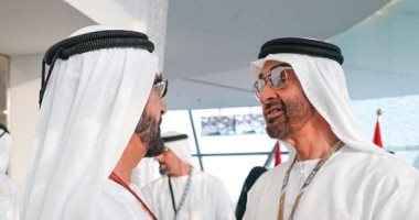 صور.. بن راشد وبن زايد يشهدان منافسات جولة أبو ظبى لبطولة العالم للفورمولا 1
