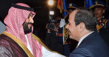 ننشر صور استقبال الرئيس السيسى لولي العهد السعودي
