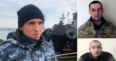 روسيا تنشر فيديو وصور البحارة الأوكرانيين المحتجزين