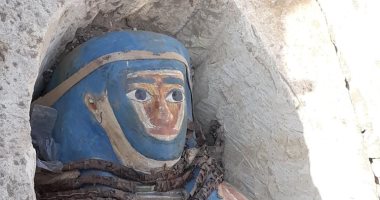 الآثار تعلن اكتشاف 8 توابيت بحالة جيدة فى منطقة دهشور الأثرية