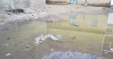 شكوى من انتشار مياه الصرف فى شارع نبيل مبروك منشأة القناطر 