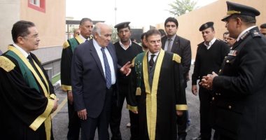 رئيس "استئناف القاهرة" يتفقد مجمع محاكم جنايات طرة