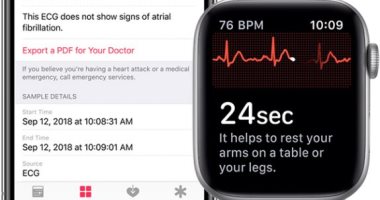 تحديث OS 5.1.2 لساعة أبل الذكية يوفر ميزة لرصد معدل ضربات القلب