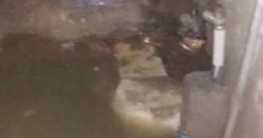 قارئ يشكو من غرق شارع المندرة بالإسكندرية فى مياه الصرف الصحى