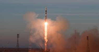صور.. روسيا تطلق صاروخ سويوز فى رحلة إلى محطة الفضاء الدولية