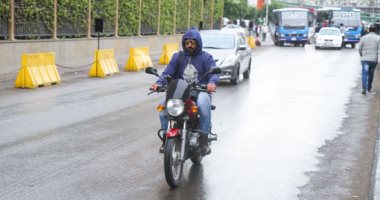 أمطار على القاهرة والجيزة وانخفاض فى درجات الحرارة