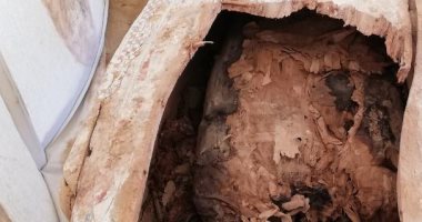 الآثار تعلن الكشف عن بئر دفن يعود لعصر الدولة الوسطى.. صور