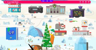 جوجل تحدث تطبيق Santa Tracker لتتبع "بابا نويل" للاحتفال بالعام الجديد